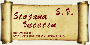 Stojana Vučetin vizit kartica